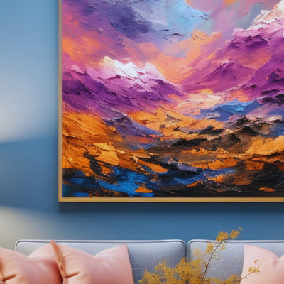 Dusk Storm Canvas-picture