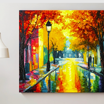 Rainy Alley Glow-picture